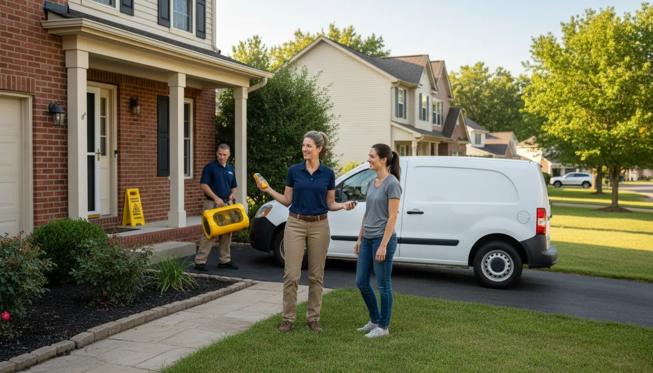 Residential water damage restoration in Southampton, NY